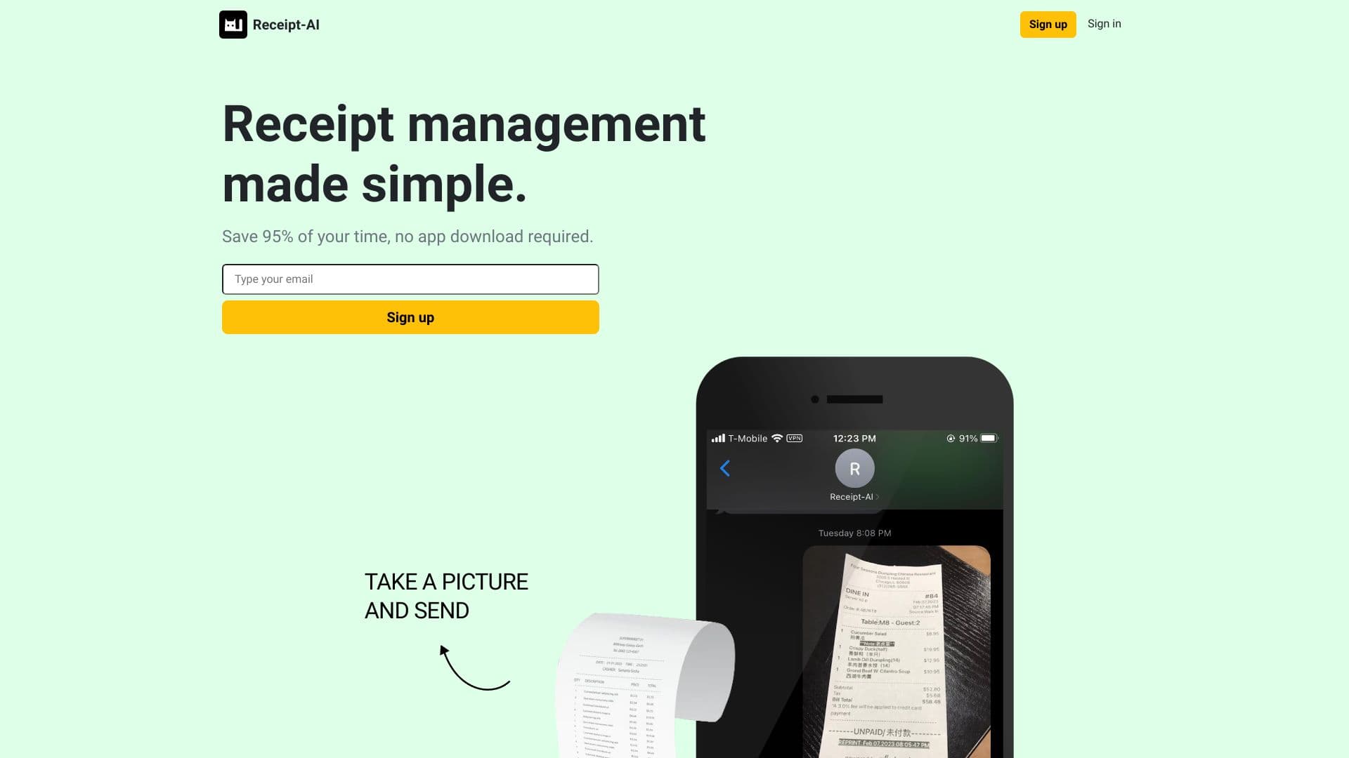 Receipt-ai For Startup