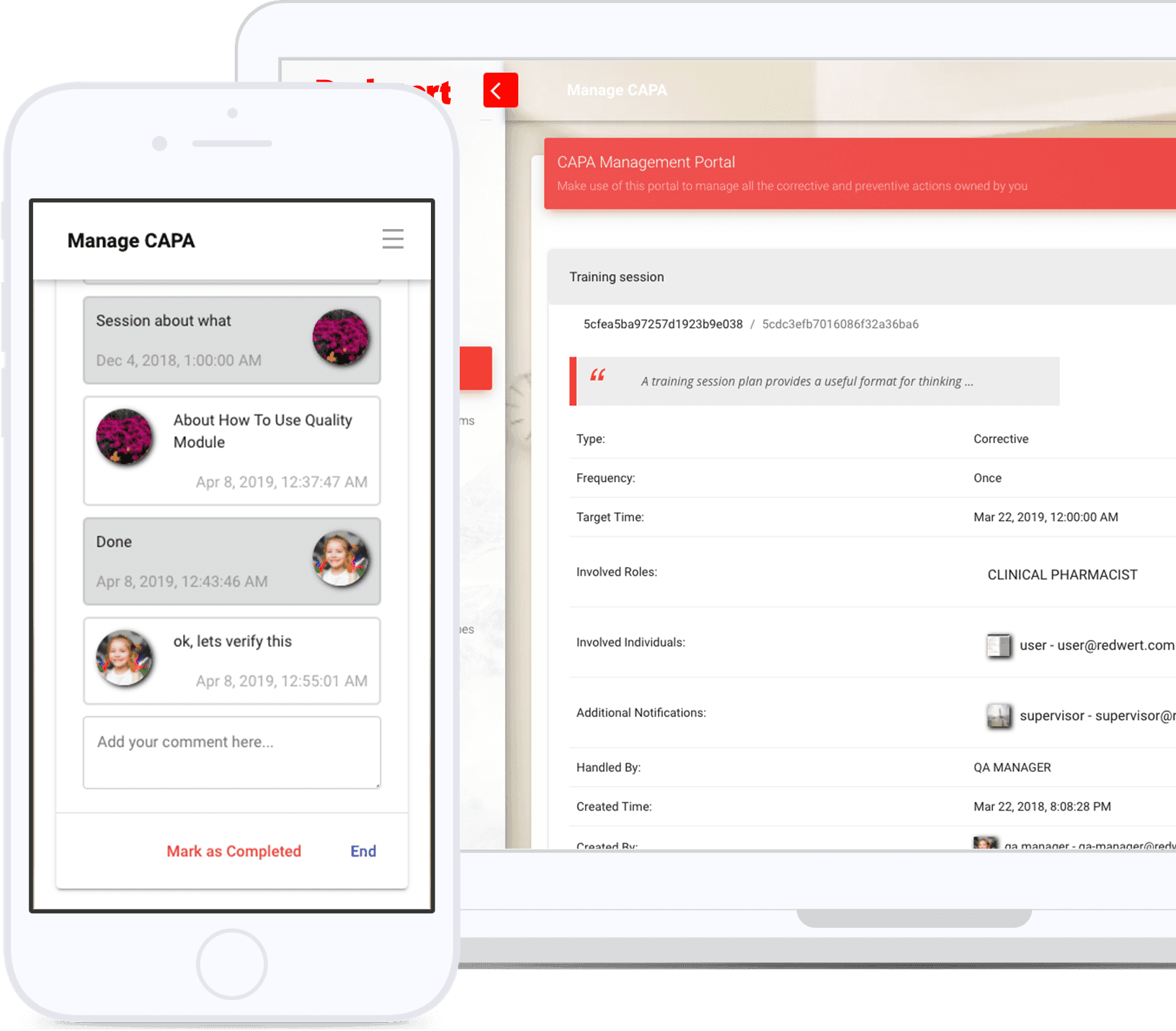 REDWERT Healthcare Incident Management