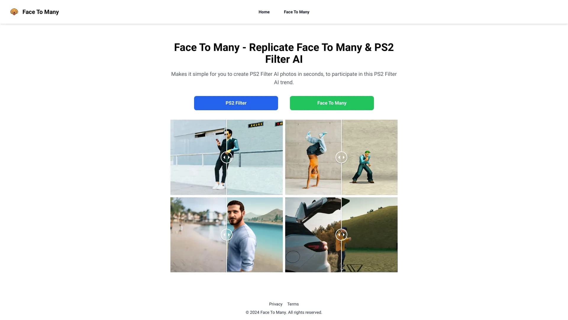 Replicate Face To Many