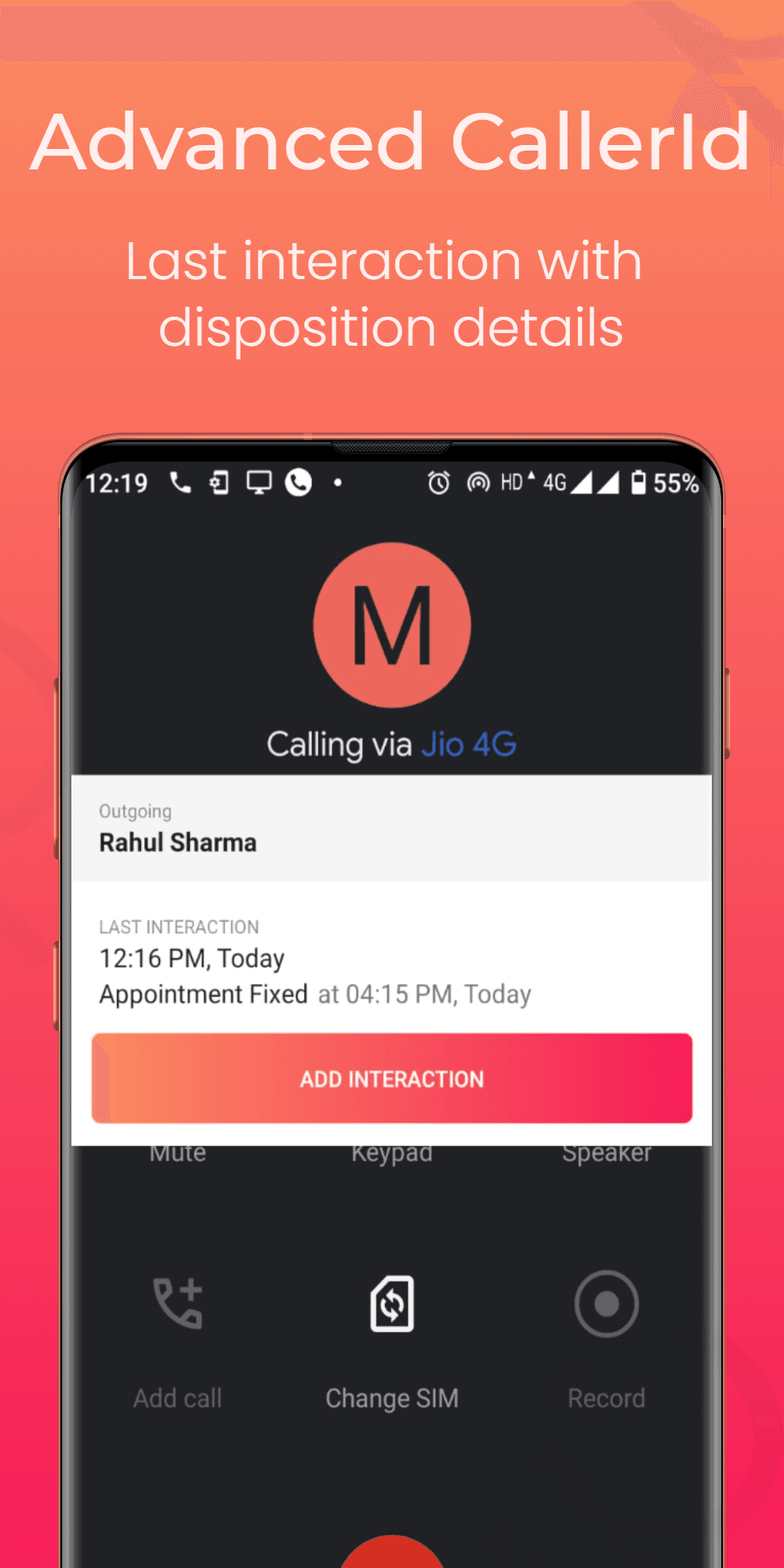 Runo Call Management CRM