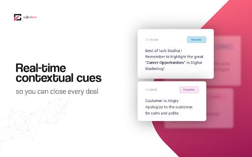 リアルタイム営業アシスタントとAIベースの会話インサイト