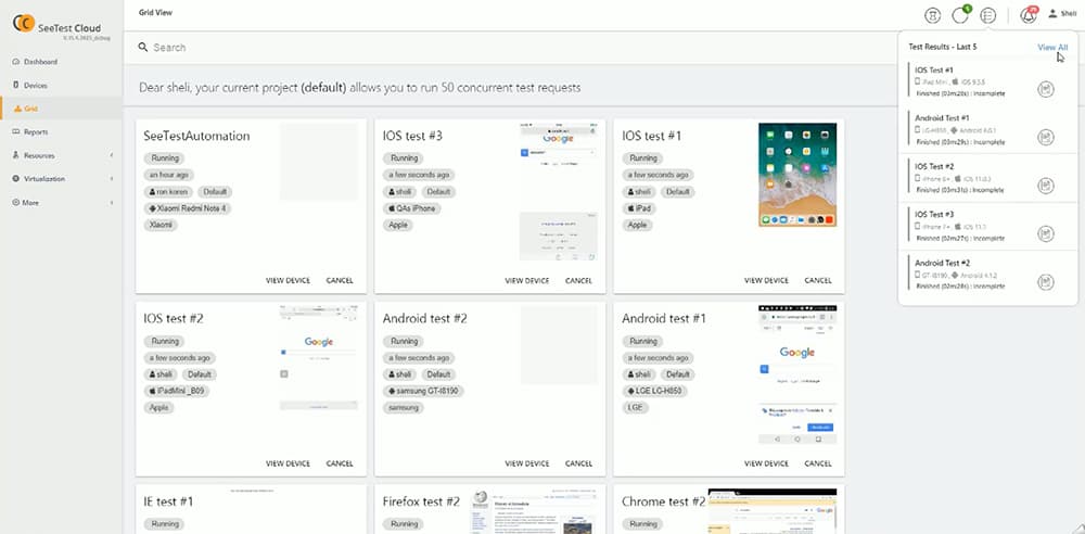 SeeTest: Testing Platform for Web & Mobile Apps