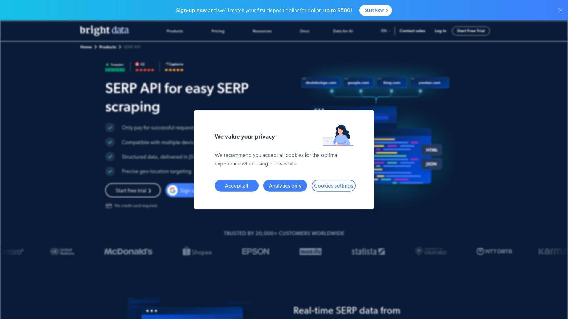 Bright Data SERP API