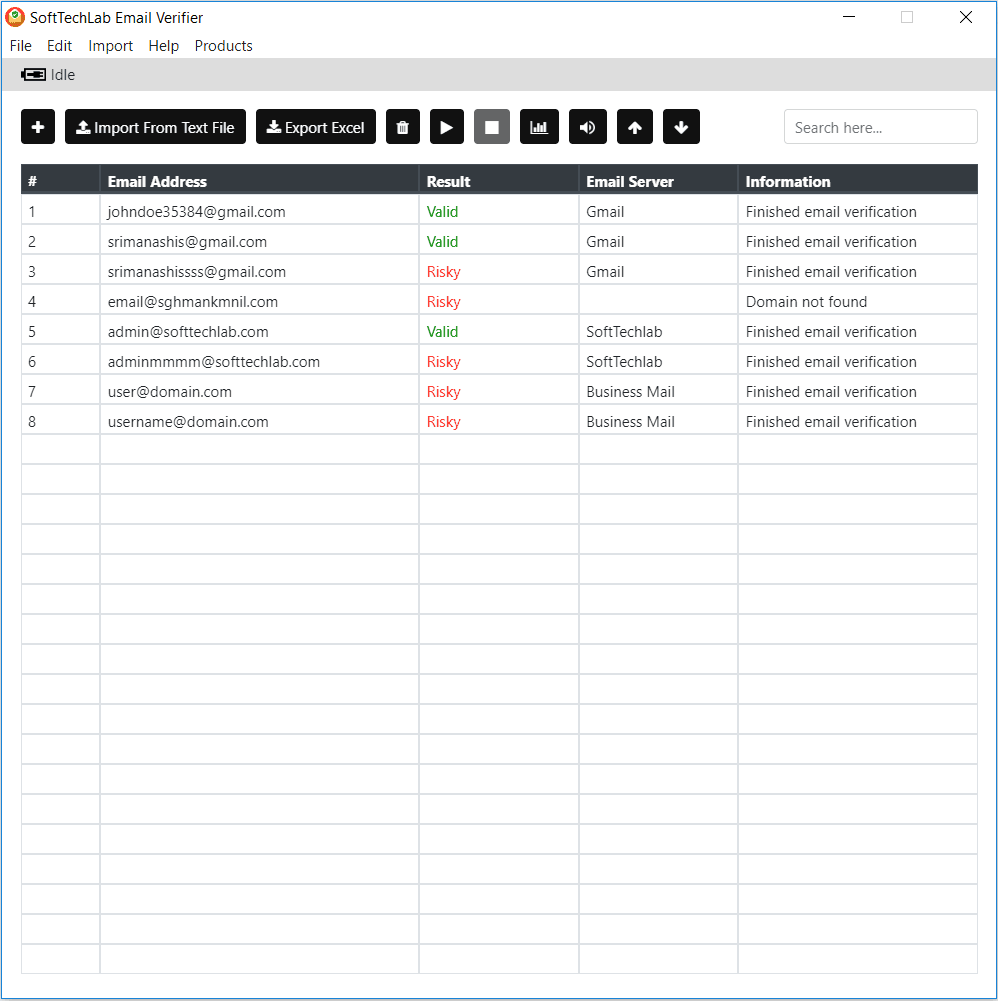 SoftTechLab Email Verifier