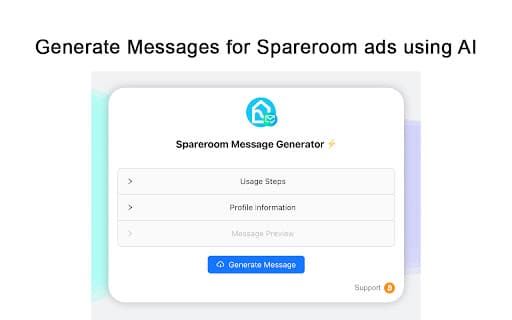 Générateur de contacts IA pour Spareroom