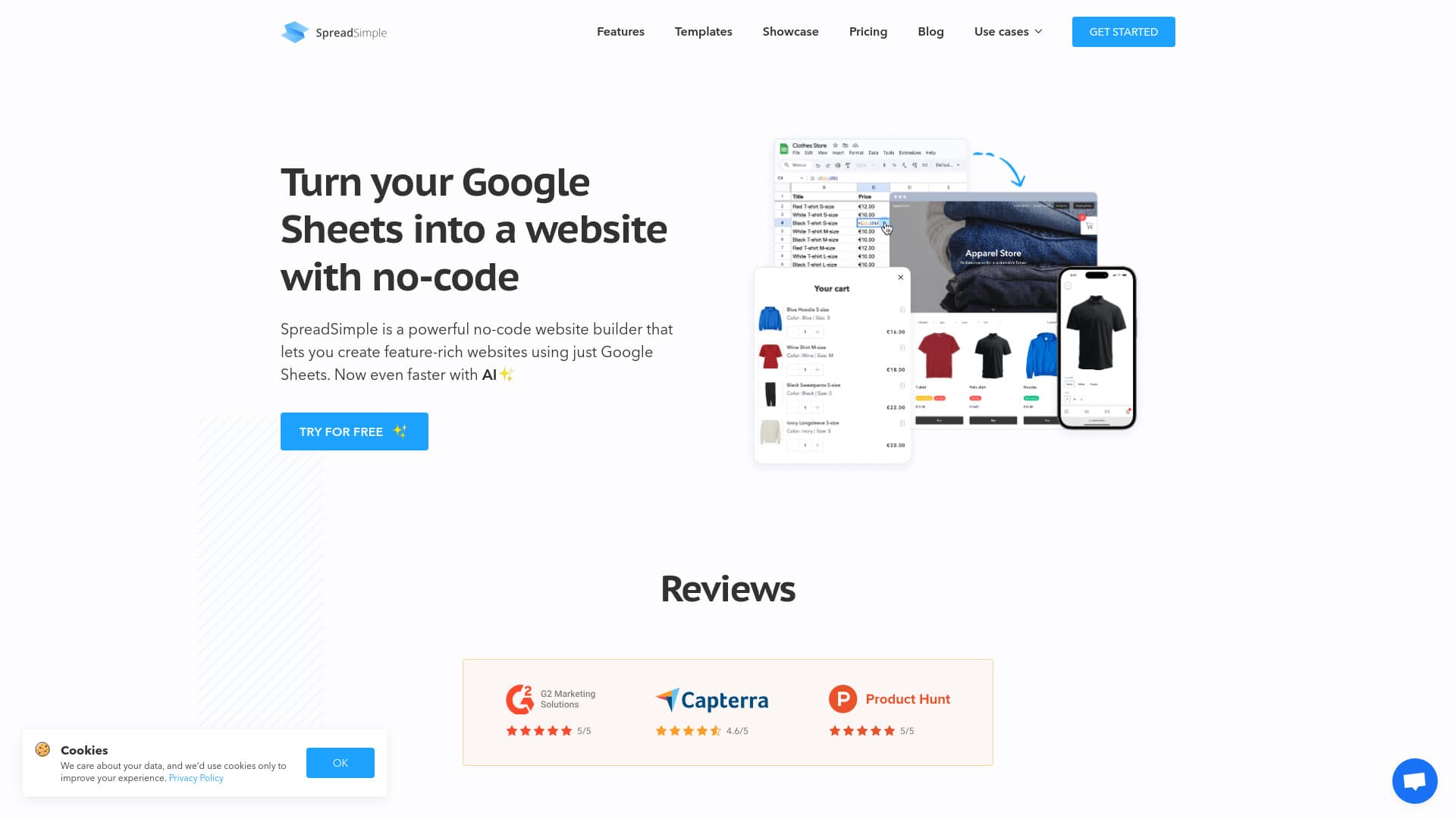 Spreadsimple AI Creator