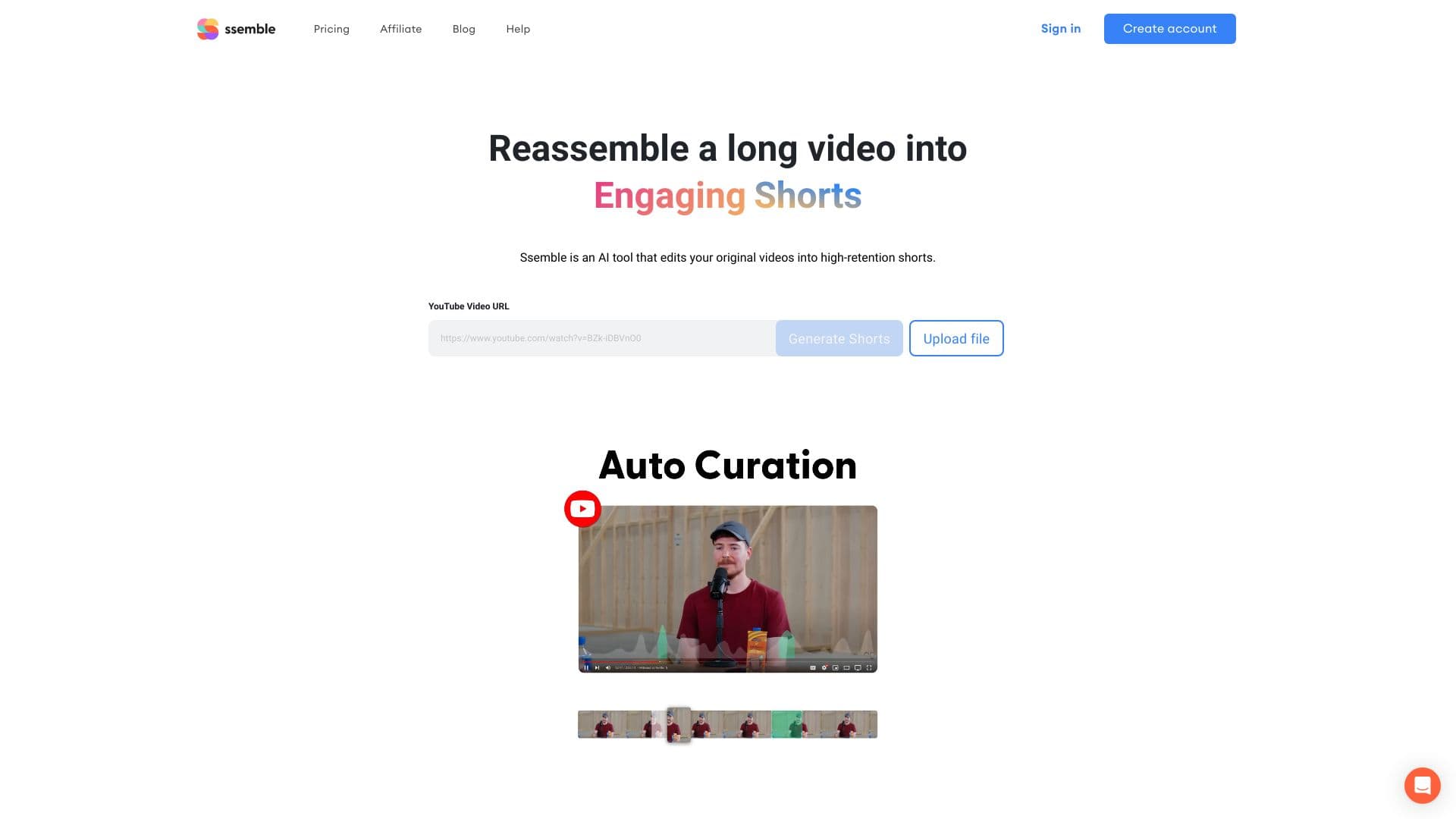Ssemble Youtube Shorts Maker