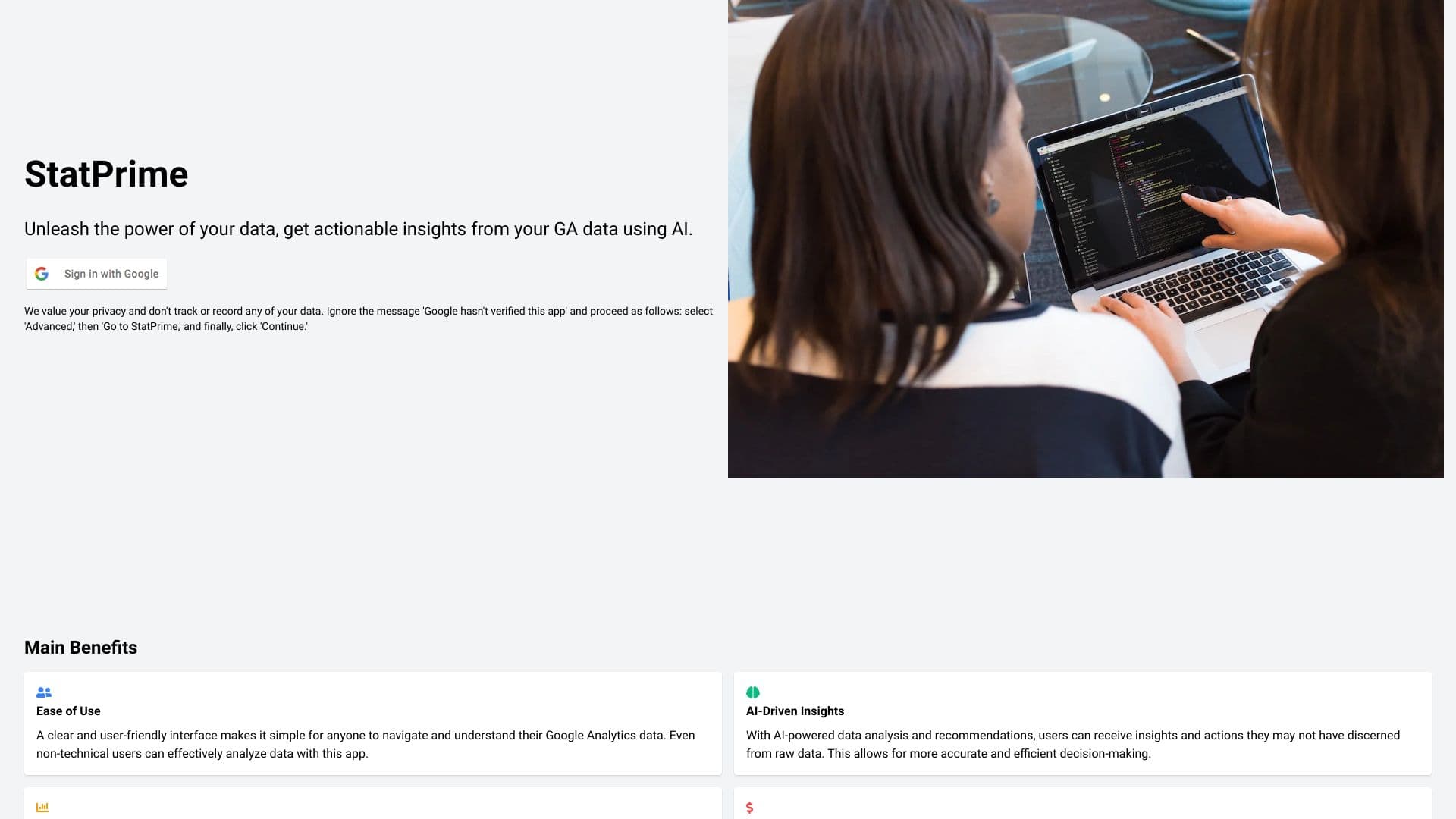 Statprime AI Data Analyser