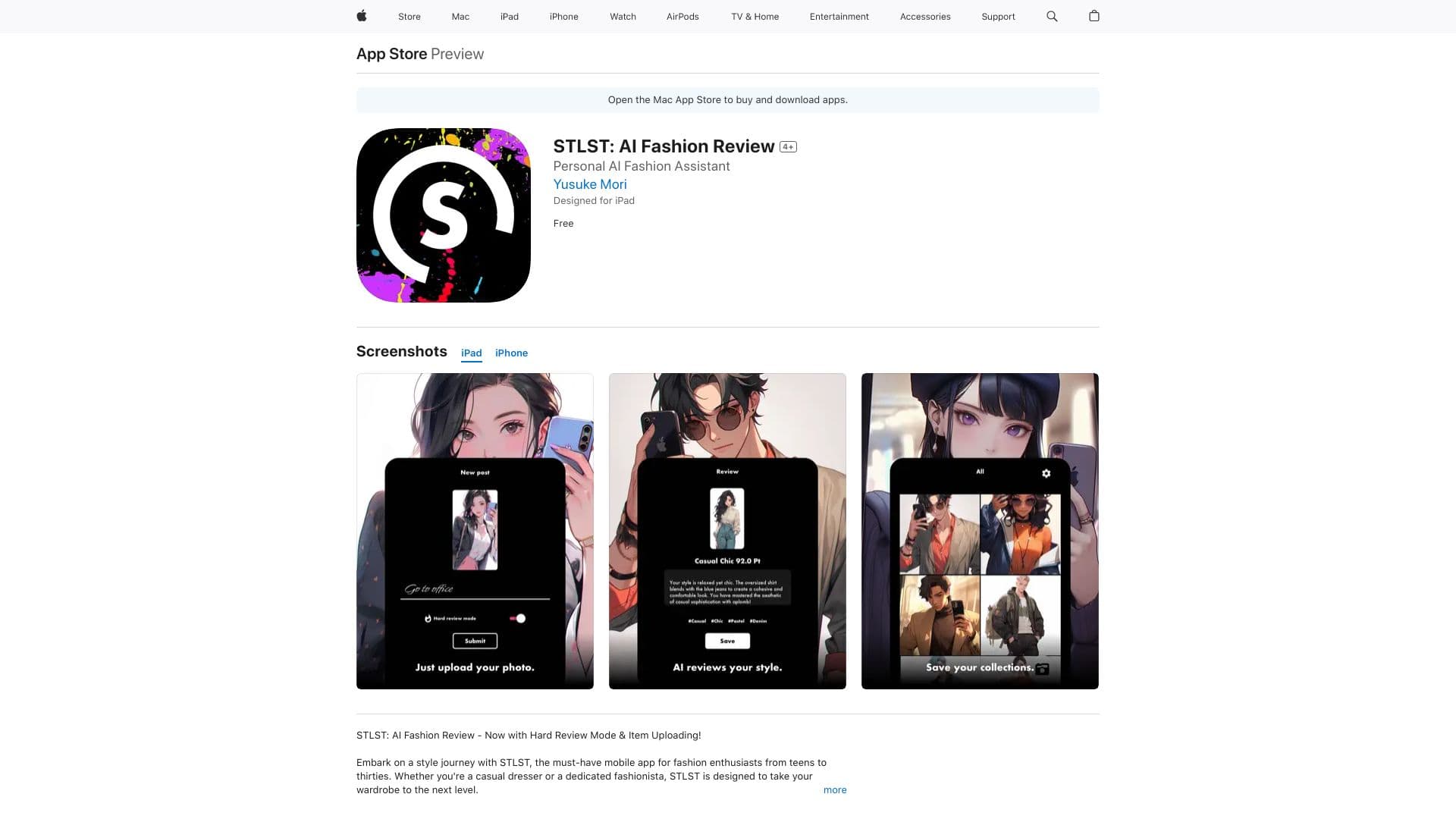 Stlst: Reseña de Moda con IA