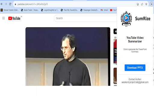 SumRize - Resumidor de Vídeos do YouTube & Gerador de PPT