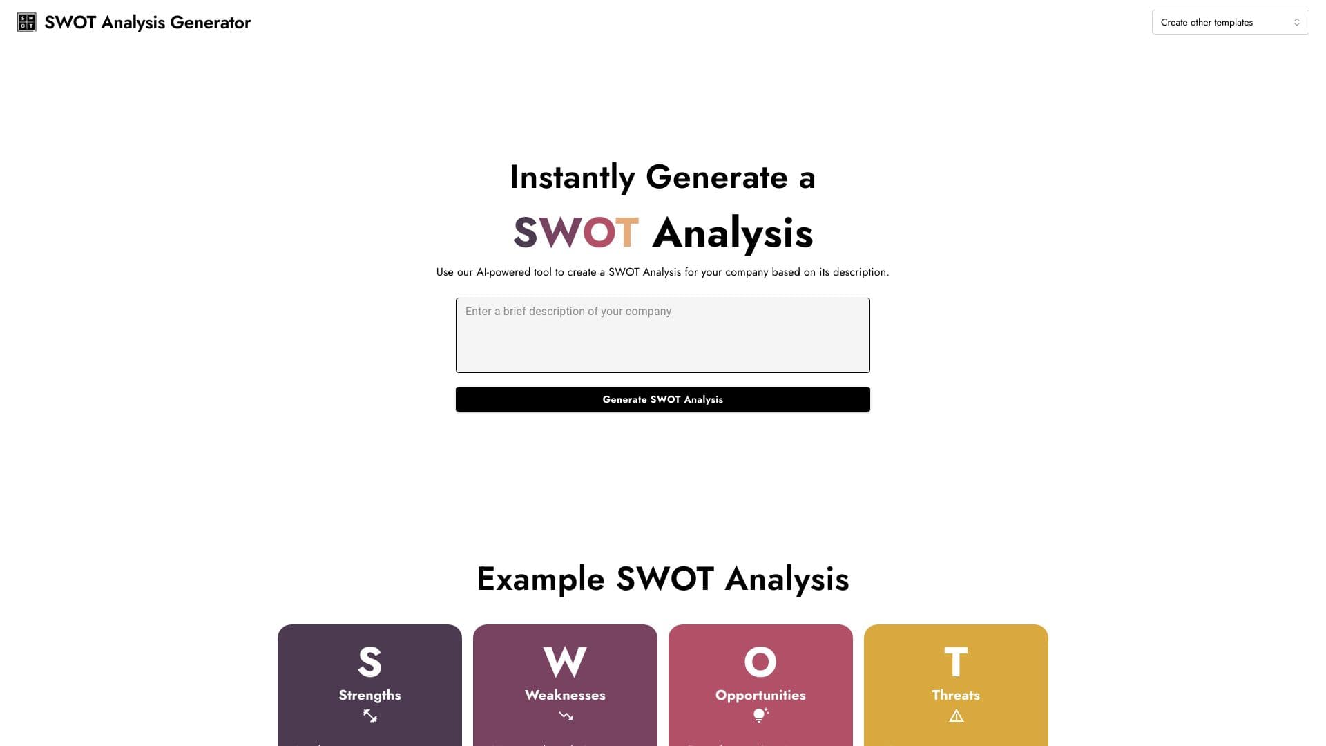 Swot Analysis