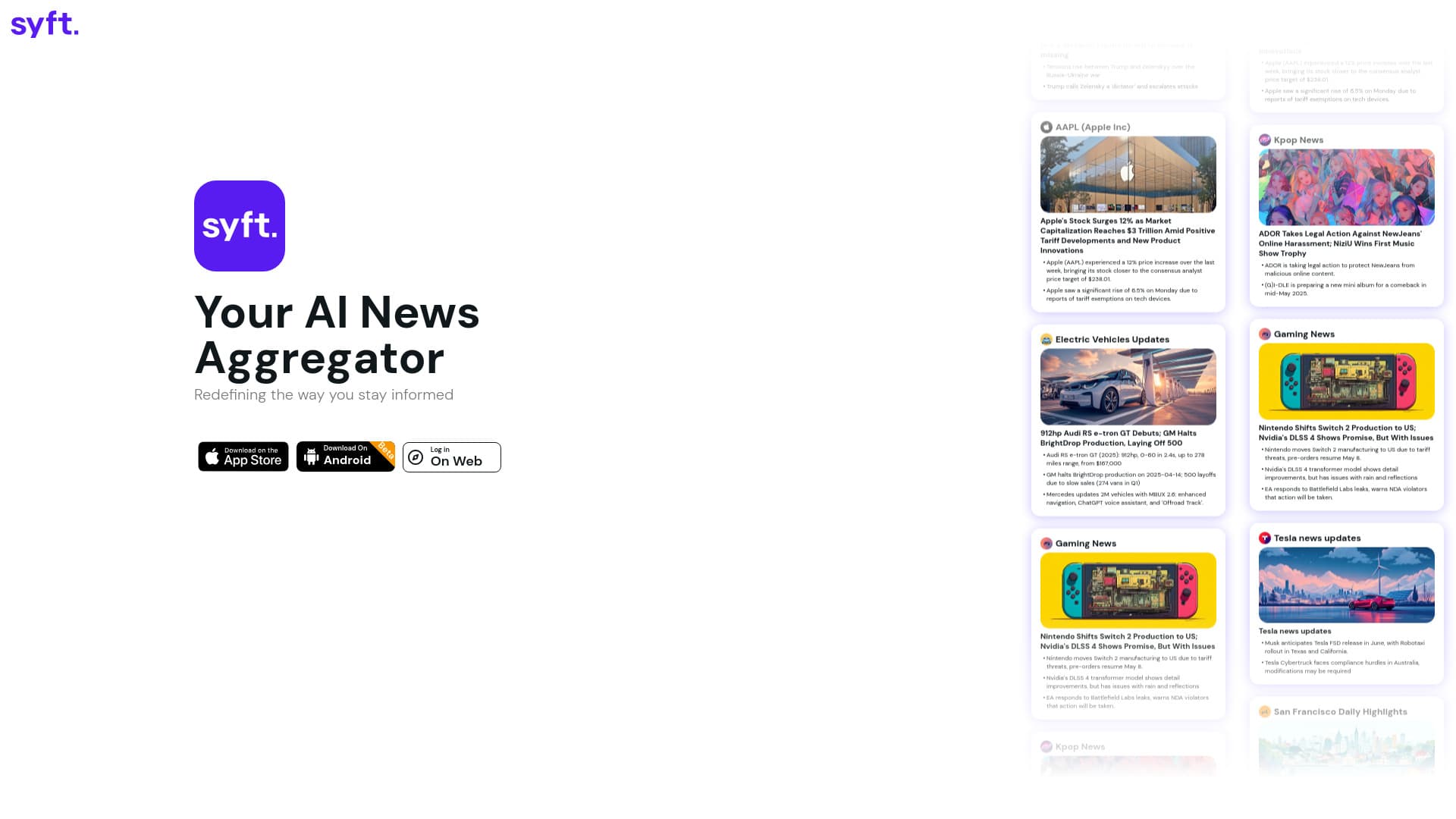 Syft AI News Aggregator