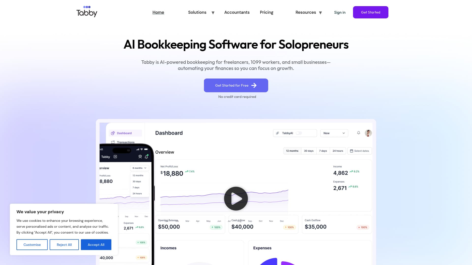 Tabby: AI Bookkeeper