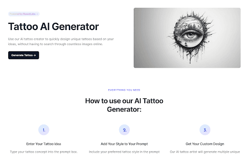 Tattoo AI Generator