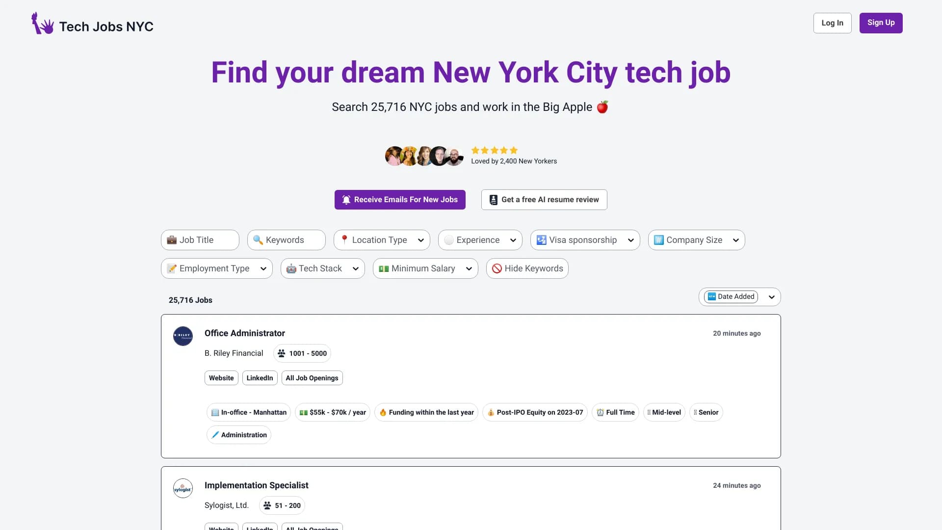 Tech Jobs Nyc