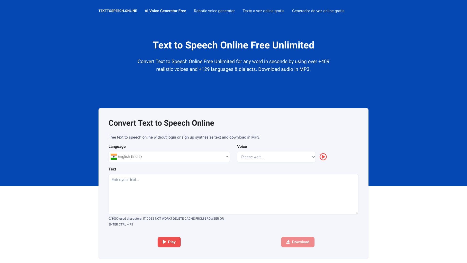 Text To Speech Online