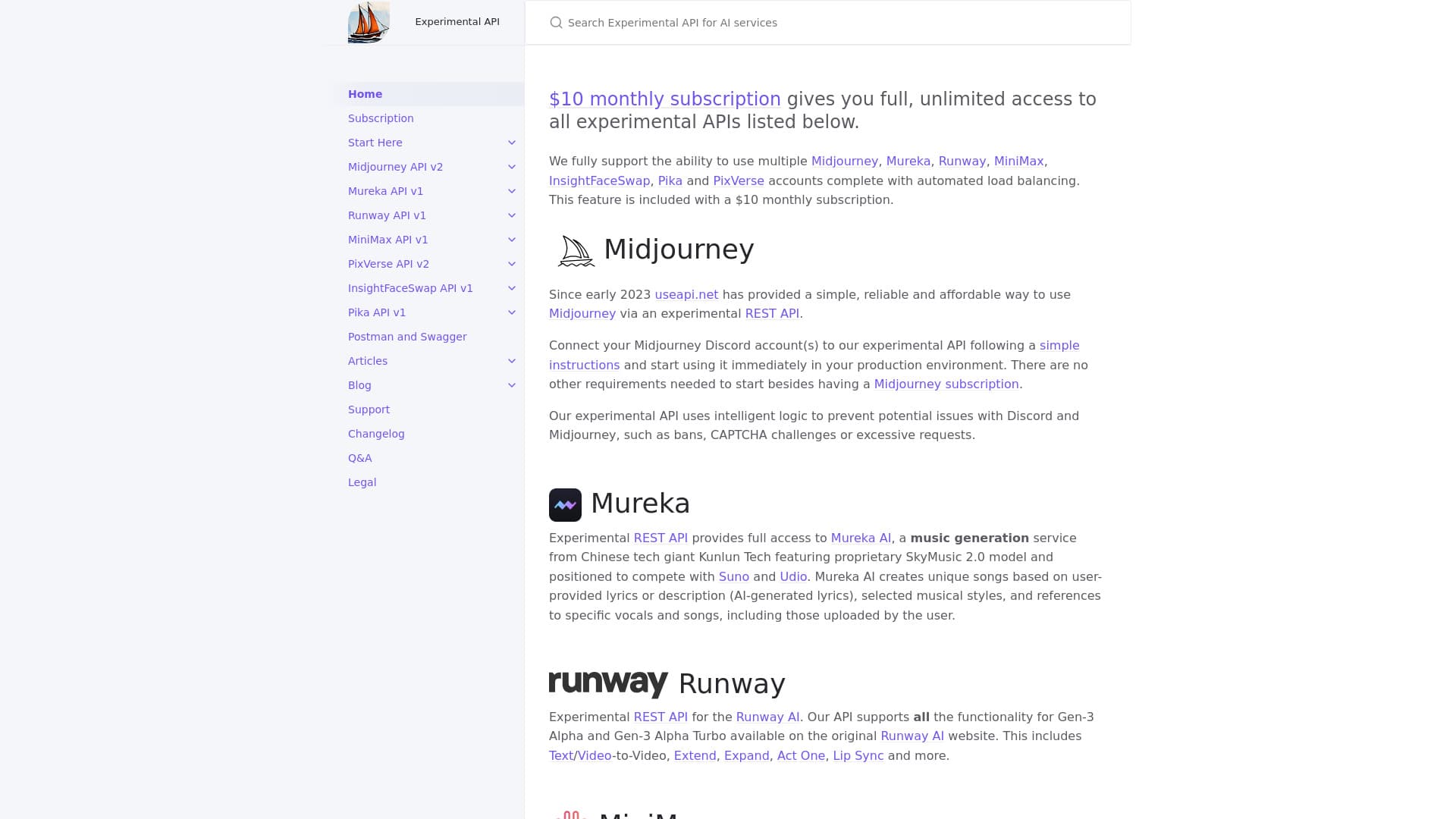 Third-party API For Popular AI Services