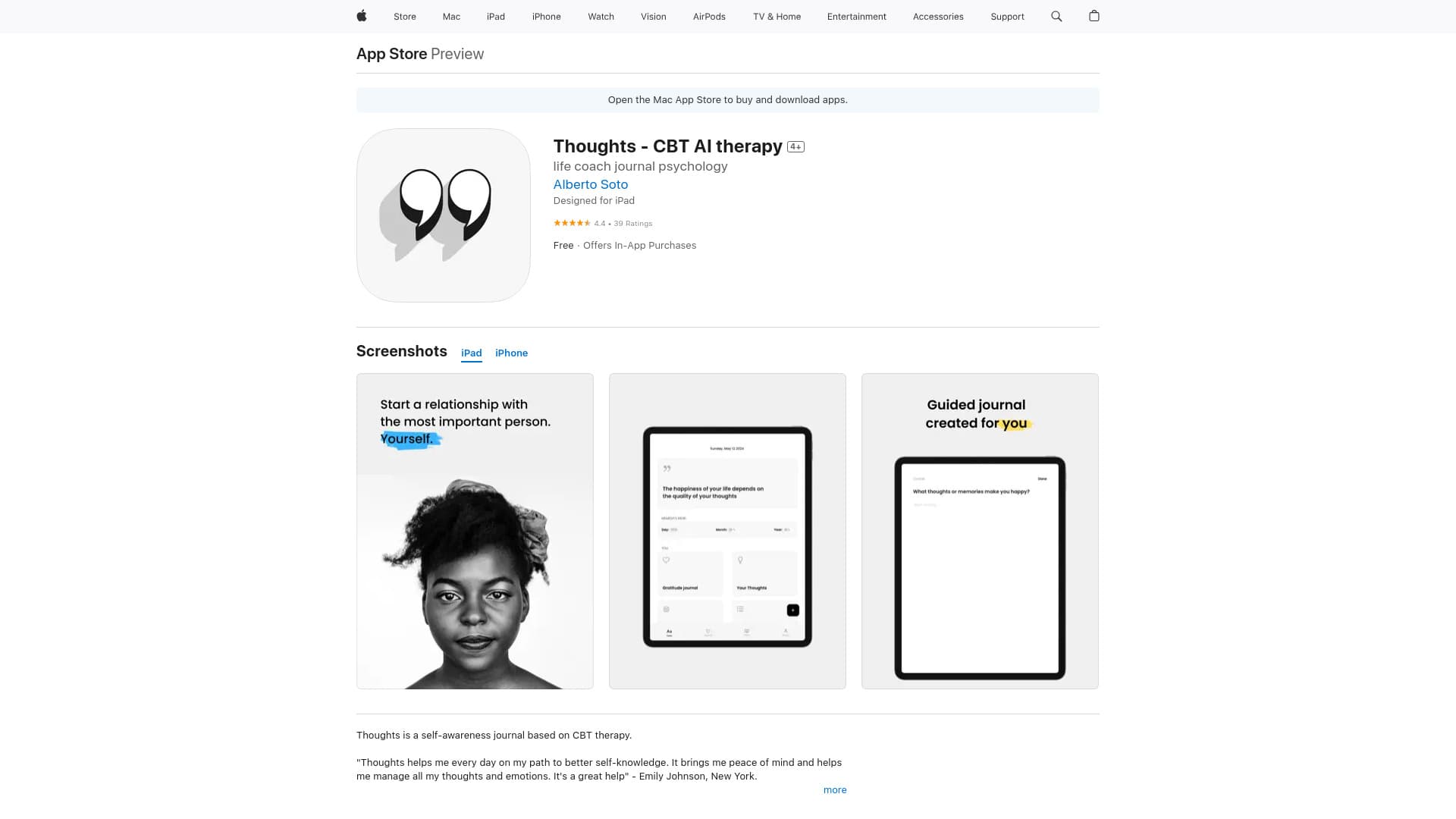 Thoughts - Cbt AI Therapy