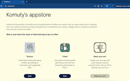 Tikbot For Komuty AI