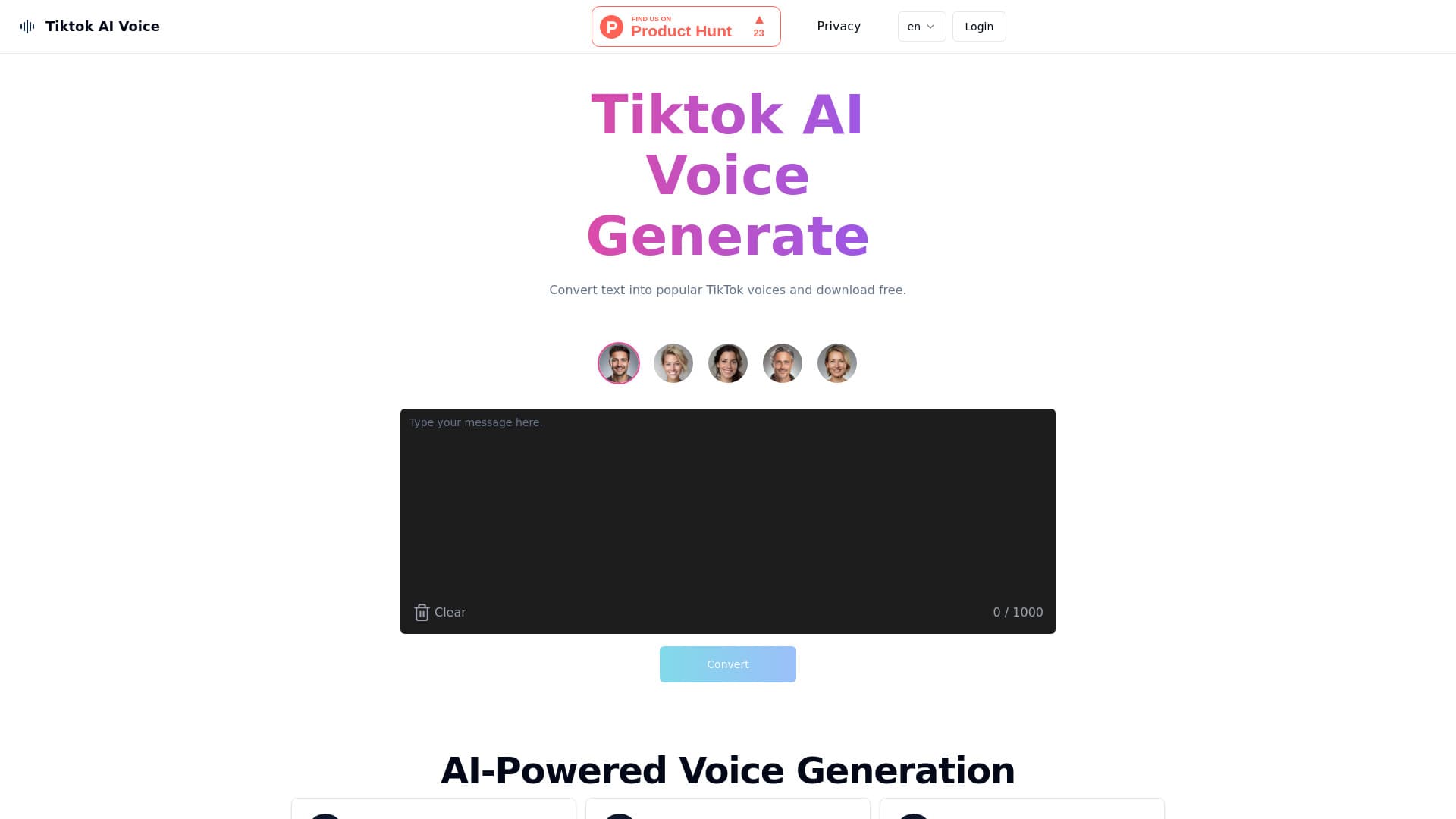 Tiktok AI Voice