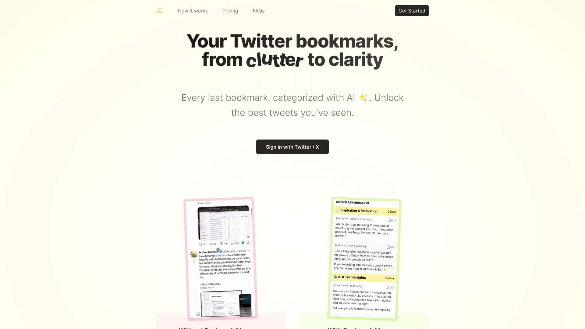 Twitter Bookmarks Manager