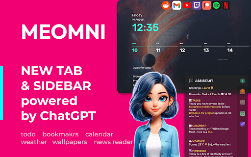 Ultimate New Tab With Calendar And Chatgpt