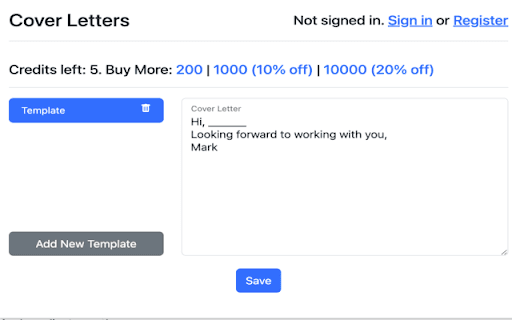 Upwork ChatGPT Cover Letter Generator