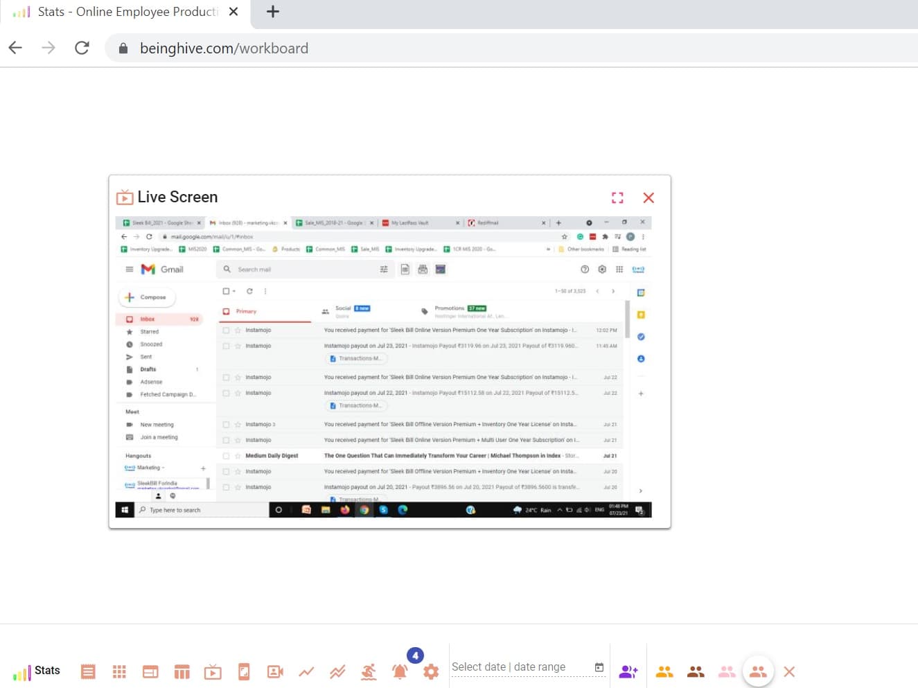 V K Control Employee PC Monitoring