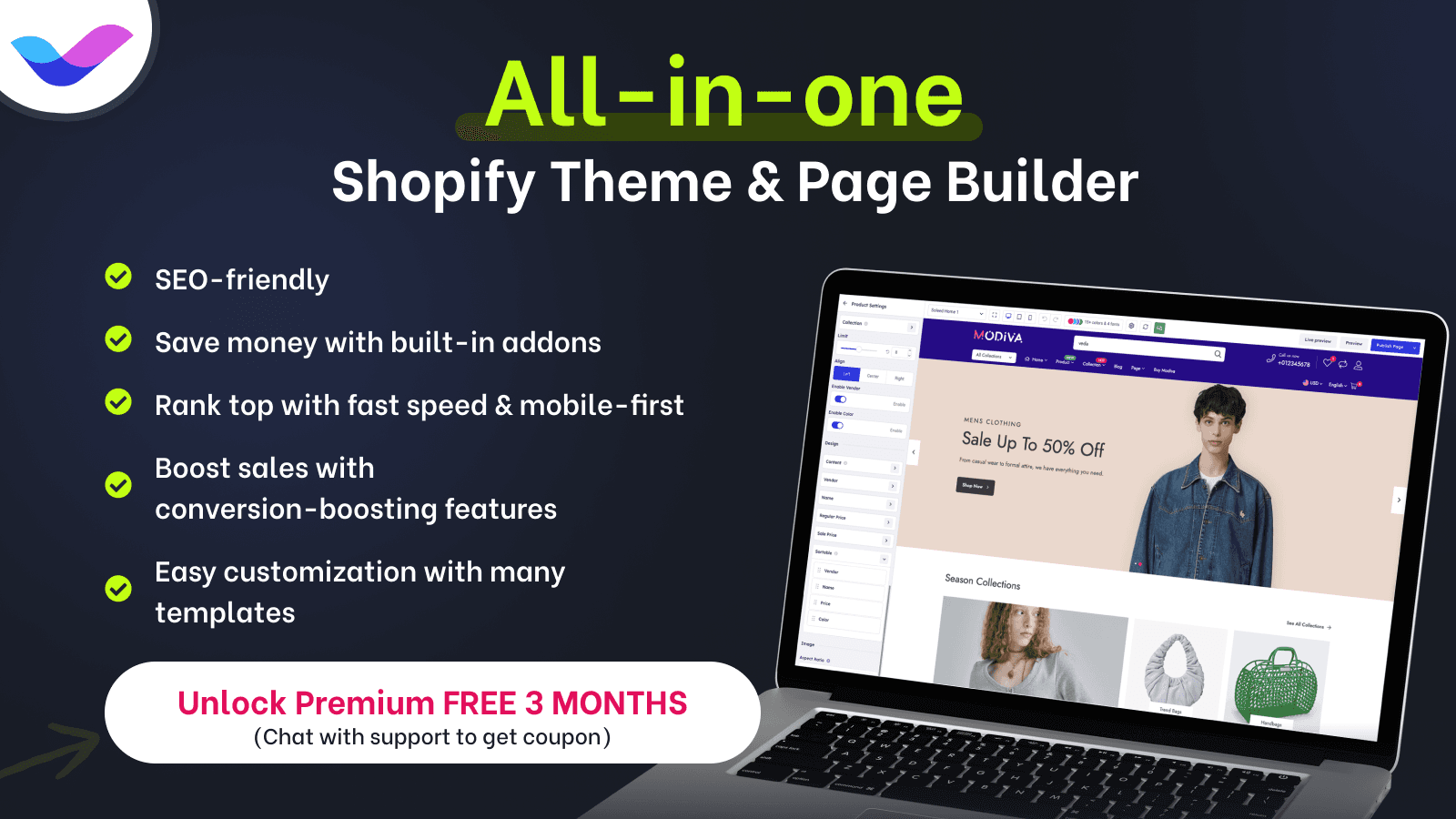 Veda Landing Page Builder