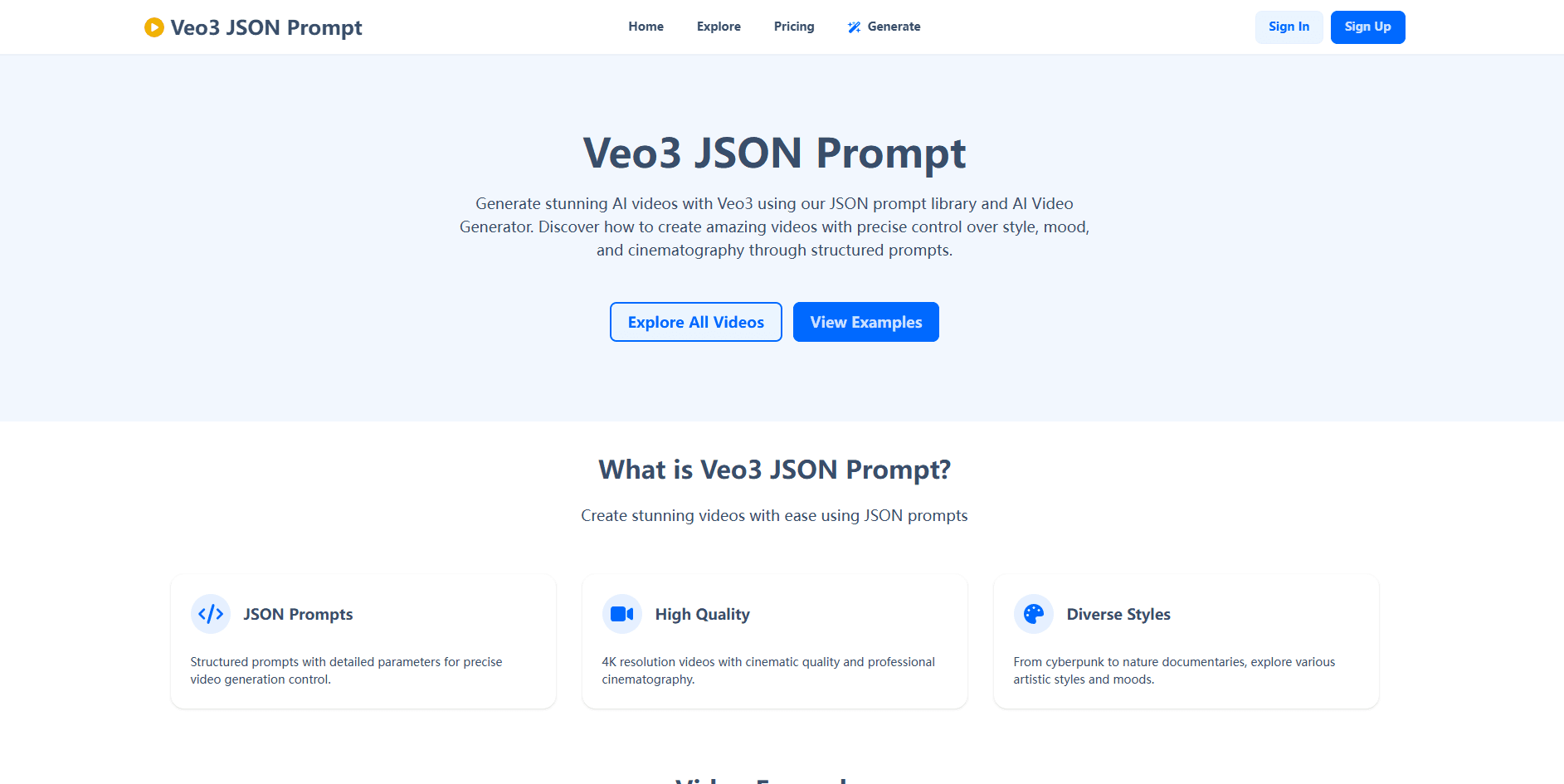 Veo3 Json Prompt