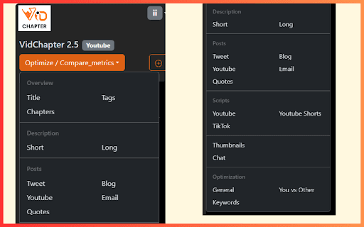 Vidchapter Extension