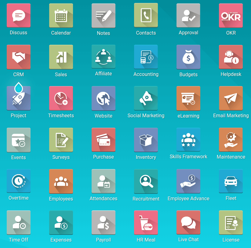 Viindoo Enterprise Management Software
