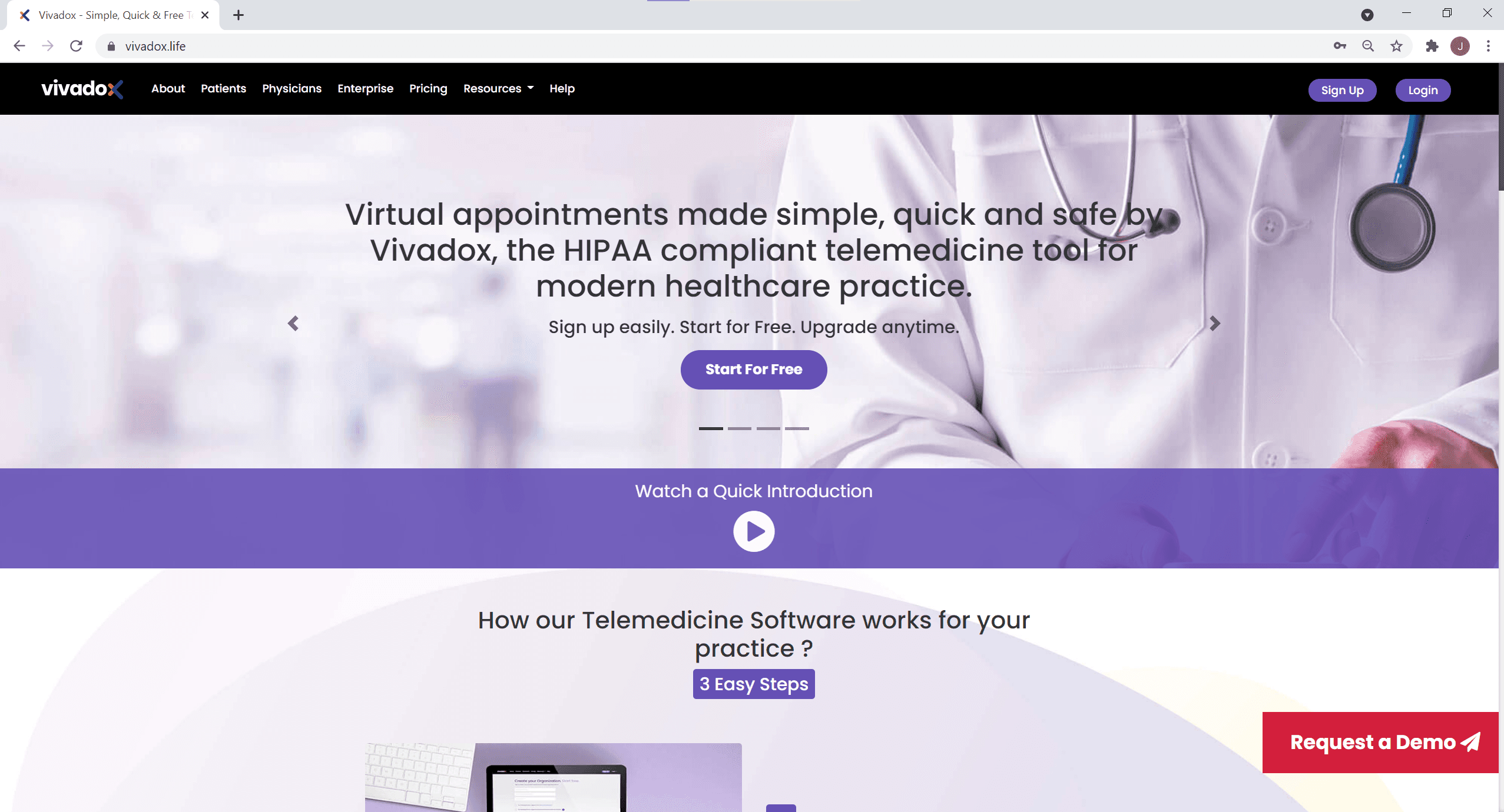 Vivadox Telemedicine Software