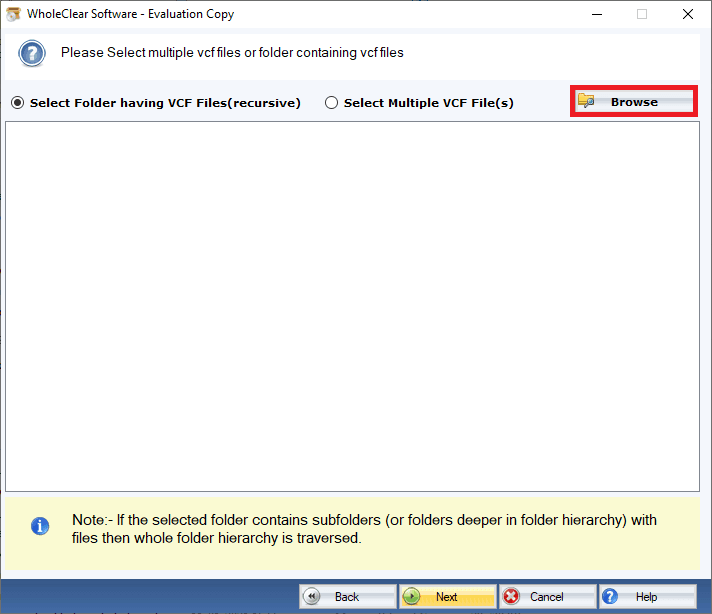 WholeClear Merge vCard Software