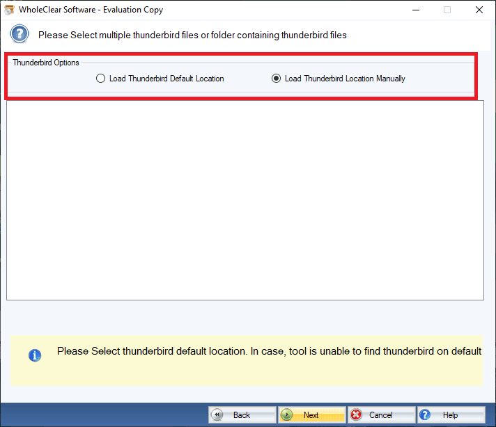 WholeClear Thunderbird to HTMLConverter