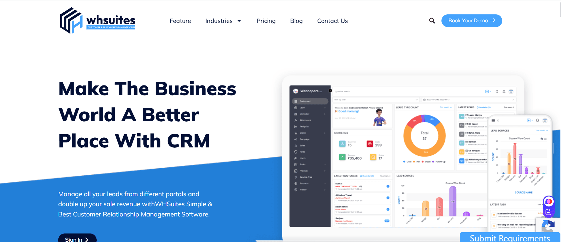 WHSuites CRM