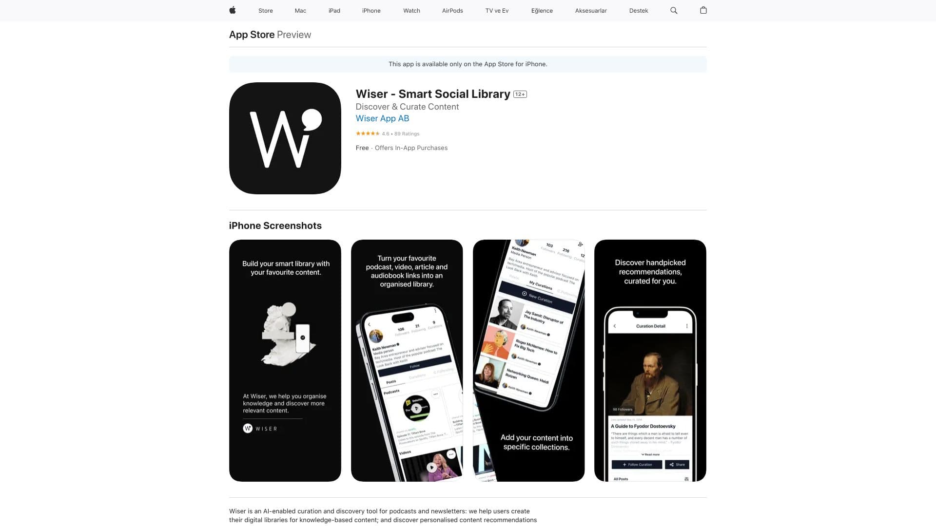 Wiser: Pinterest for Knowledge