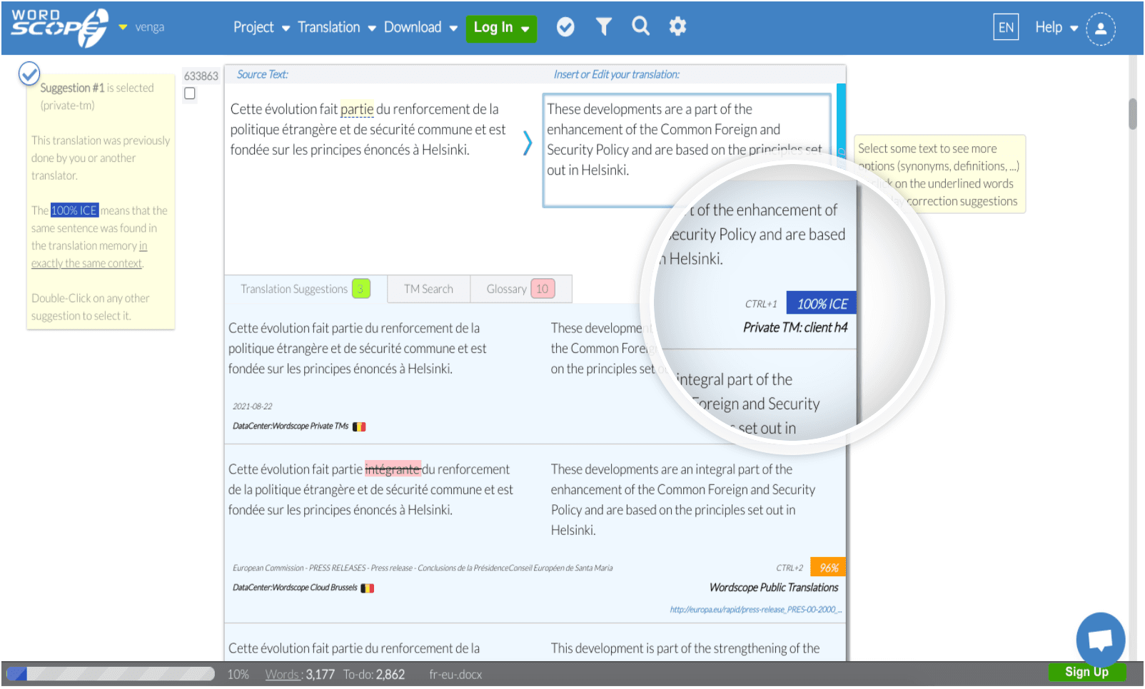 Wordscope - Professional Translation Tools