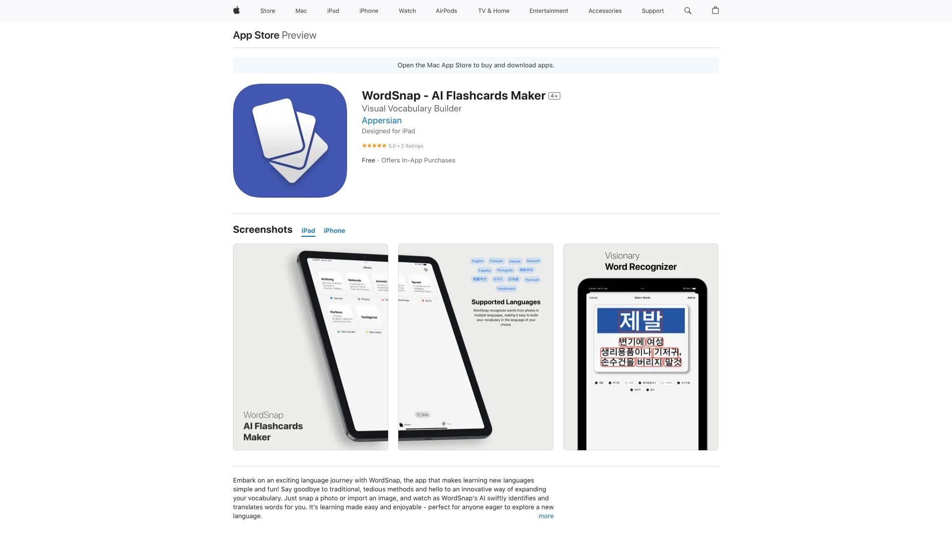 Wordsnap - AI Flashcards Maker