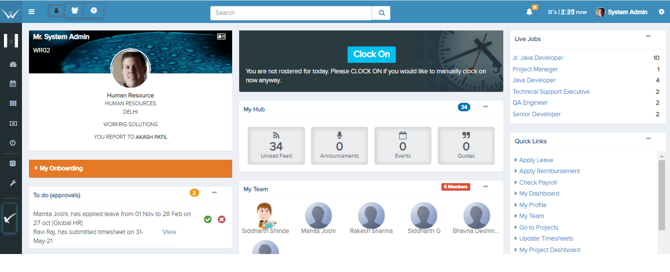 Workrig Time Management Software