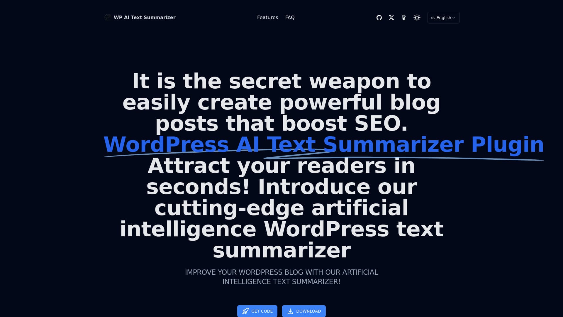 Wp AI Text Summarizer