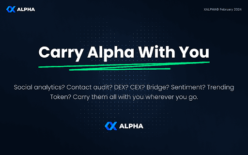 X-Alpha Chrome Extension
