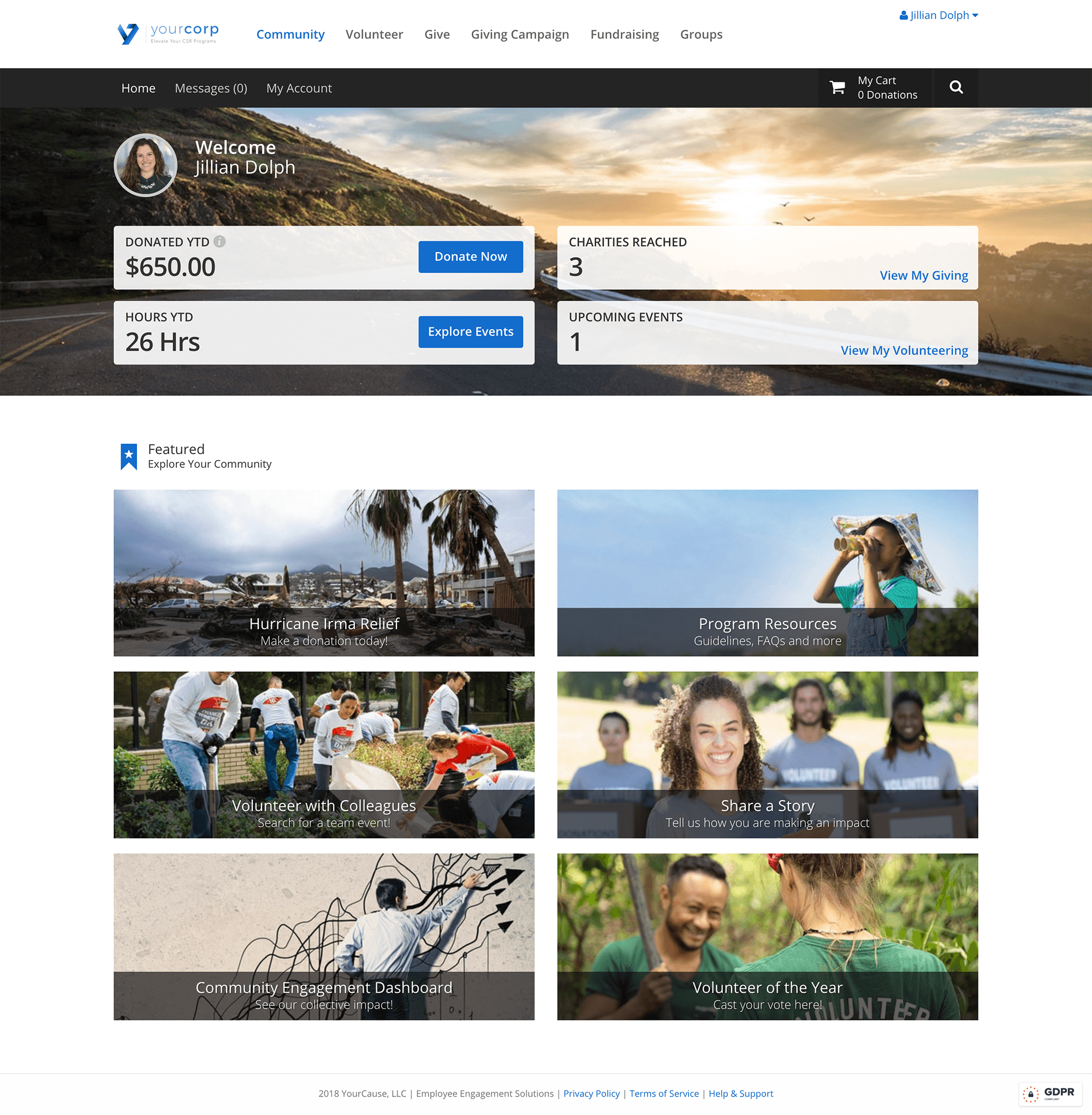 YourCause CSRconnect