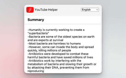 Youtube Helper