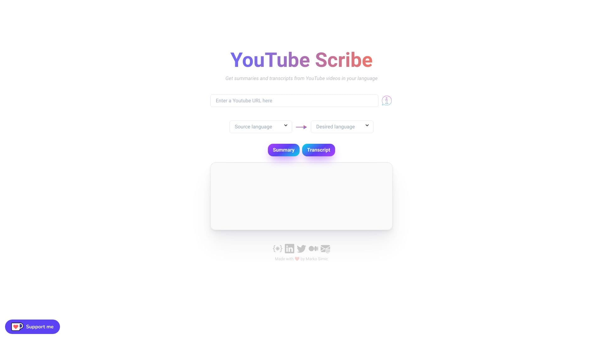 Youtube Scribe