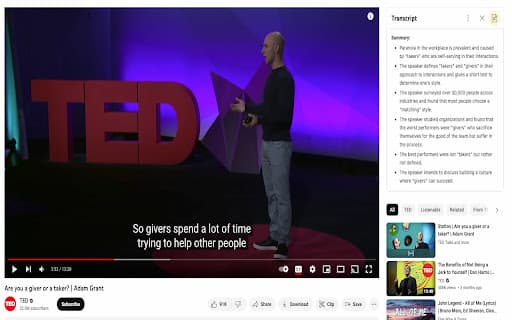 YouTube Summary with ChatGPT