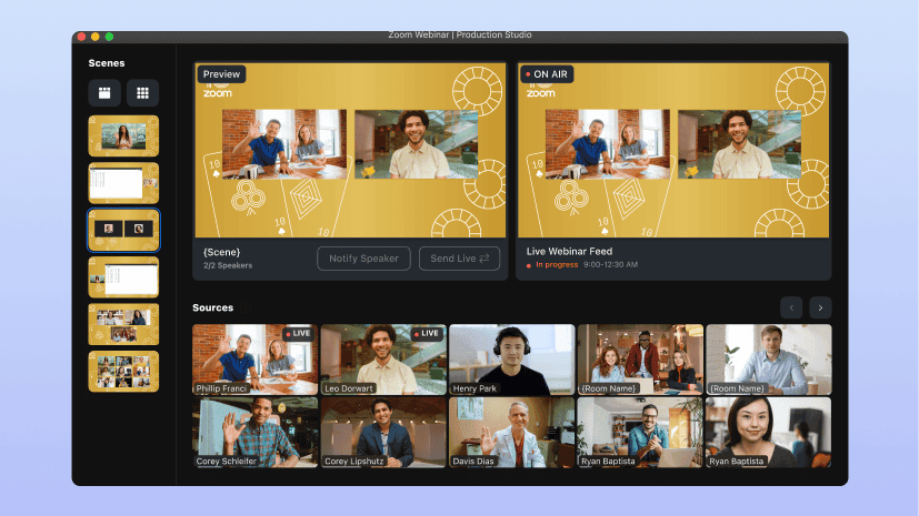 Zoom Events and Webinars
