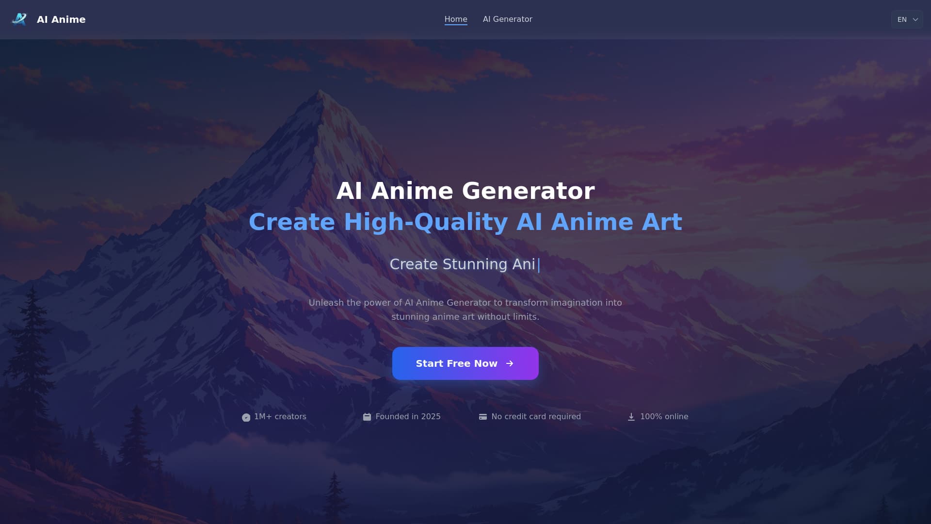 AI Anime Generator-