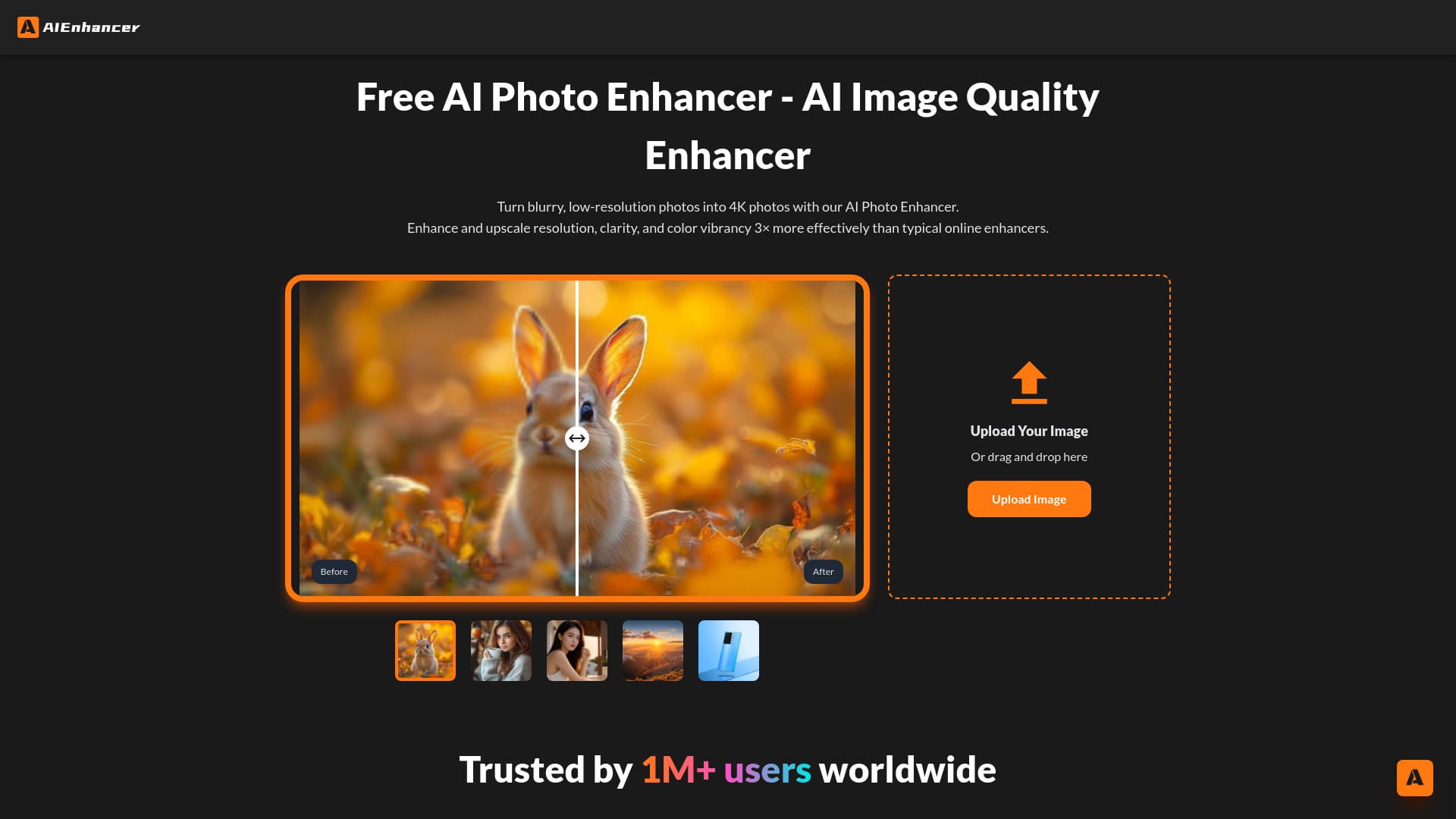 Aienhancer - Free AI Photo Enhancer