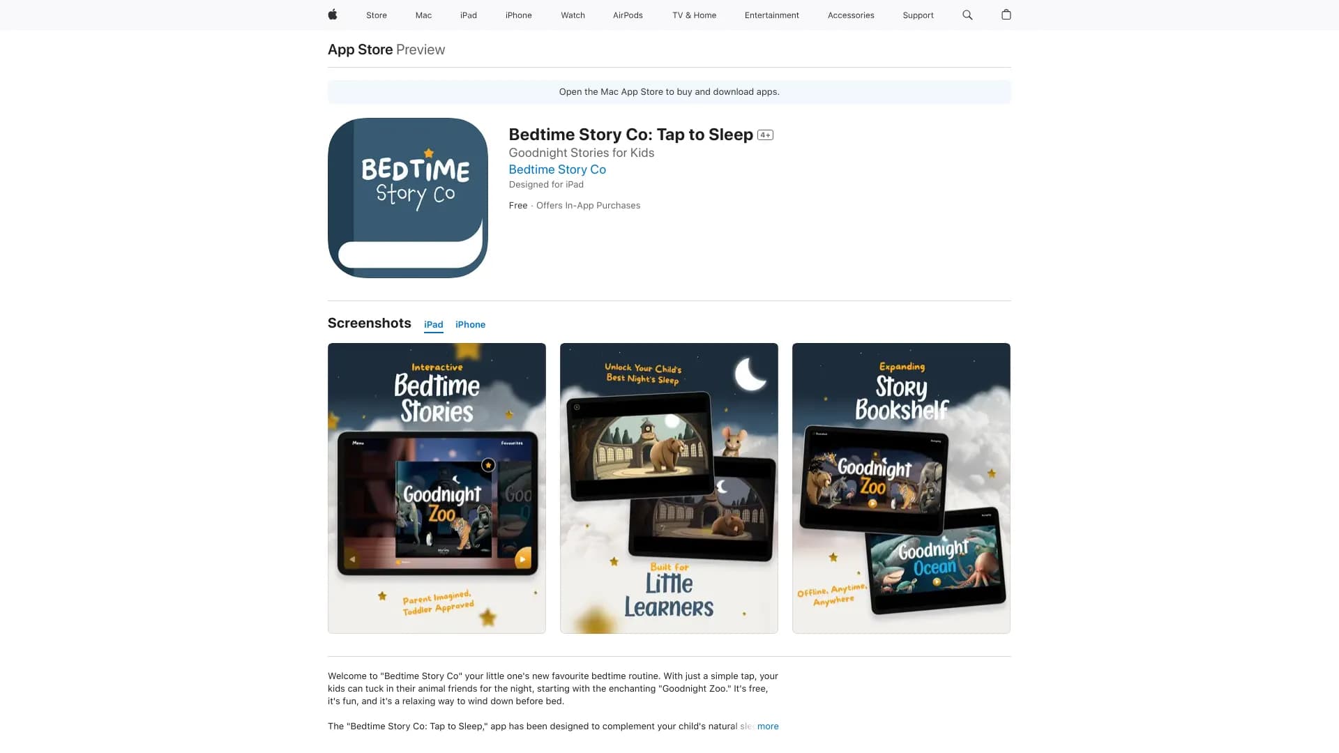 Bedtime Story Co: Tap To Sleep